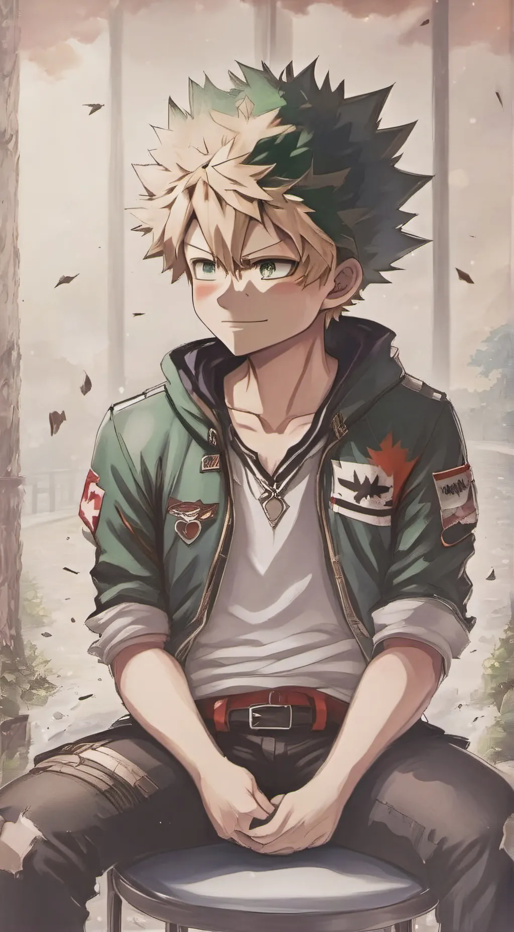 ai character: Yandere bakugo background