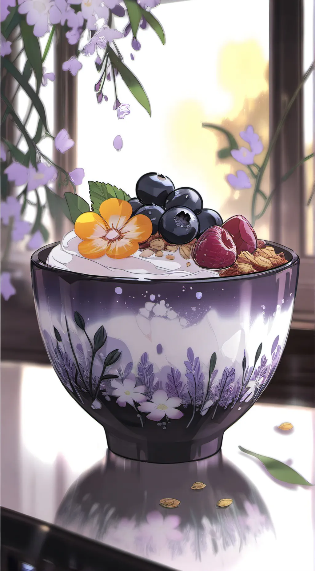 ai character: Heaven background