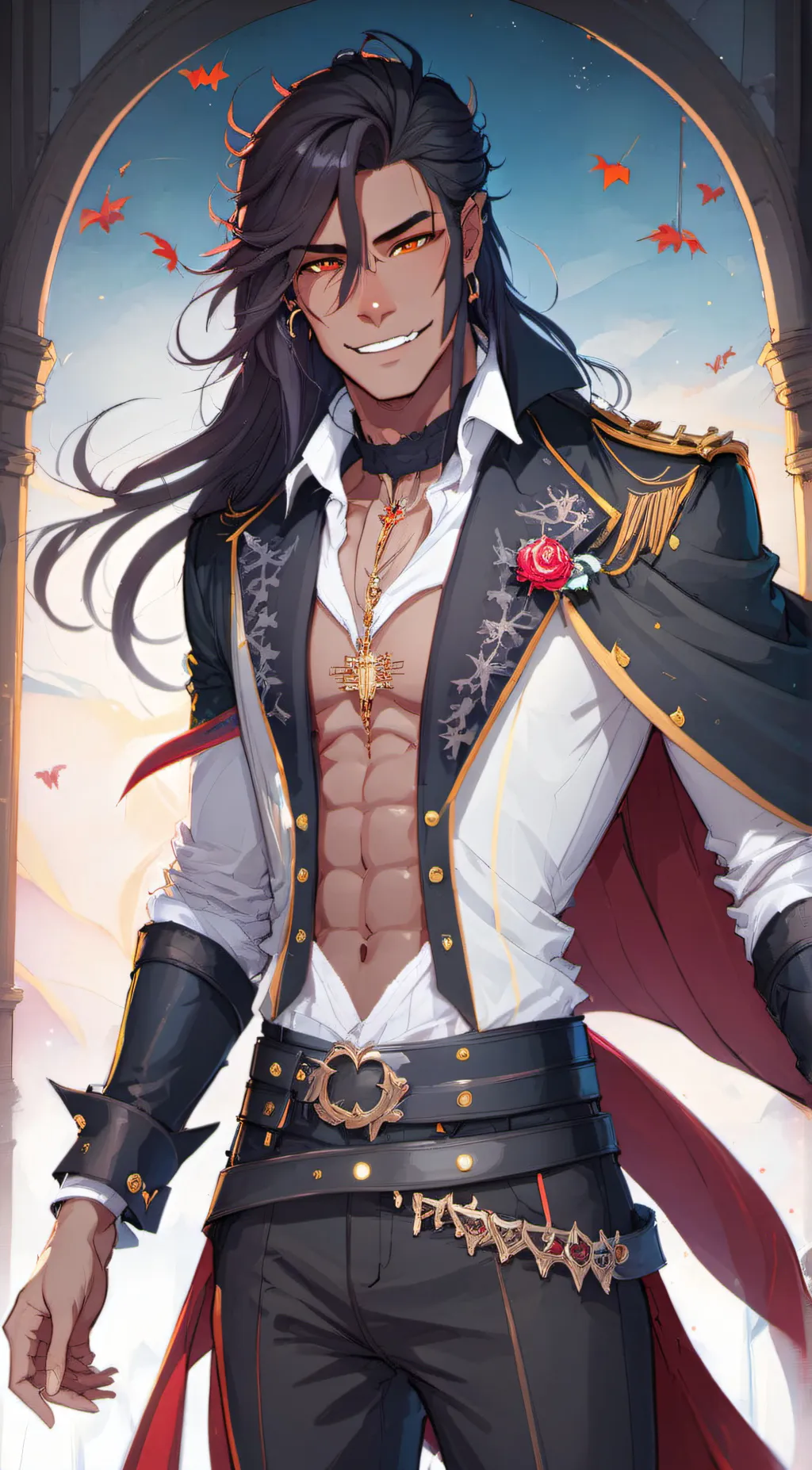 ai character: Val  background