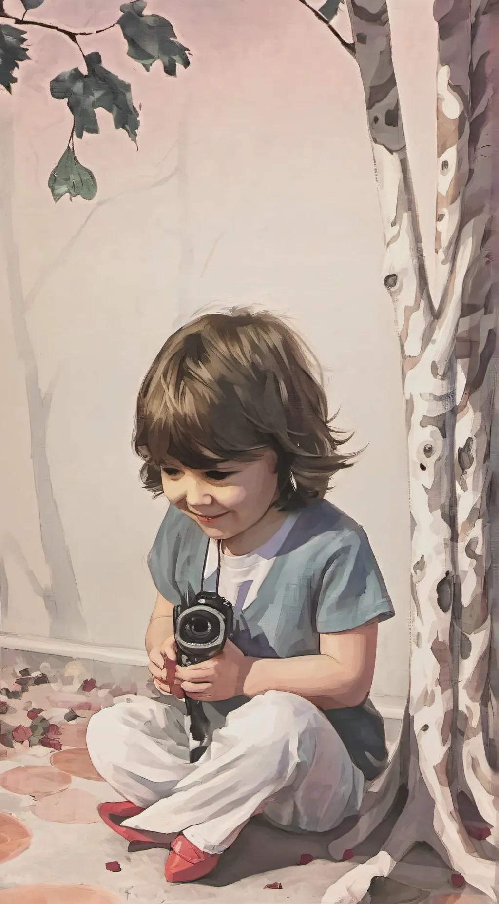 ai character: 4 year old HANNAH  background