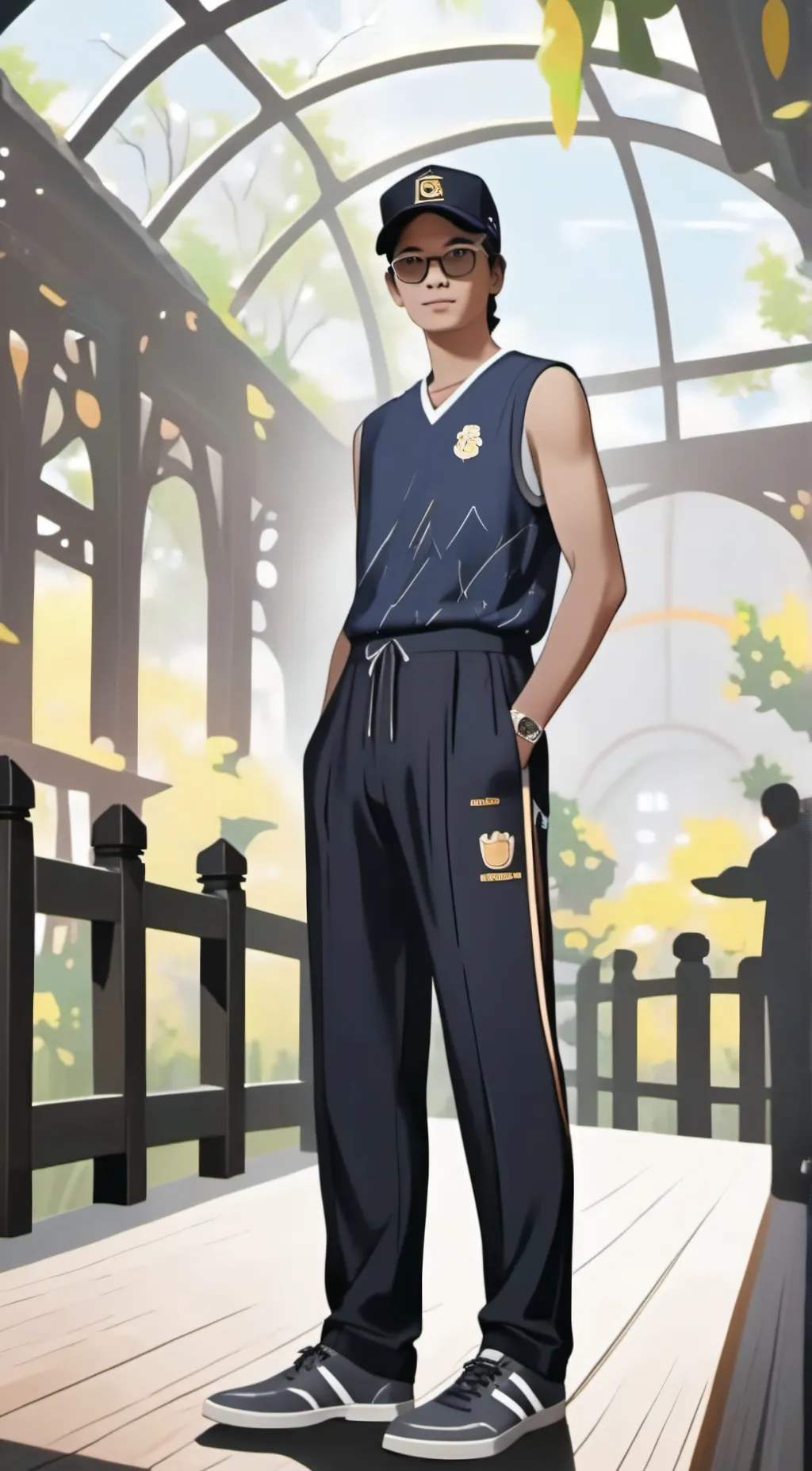 ai character: nj background