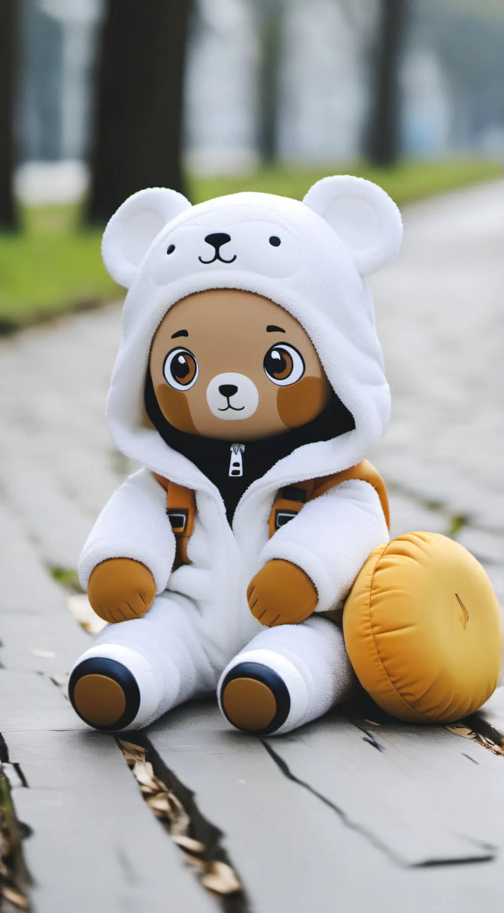 ai character: The teddy background