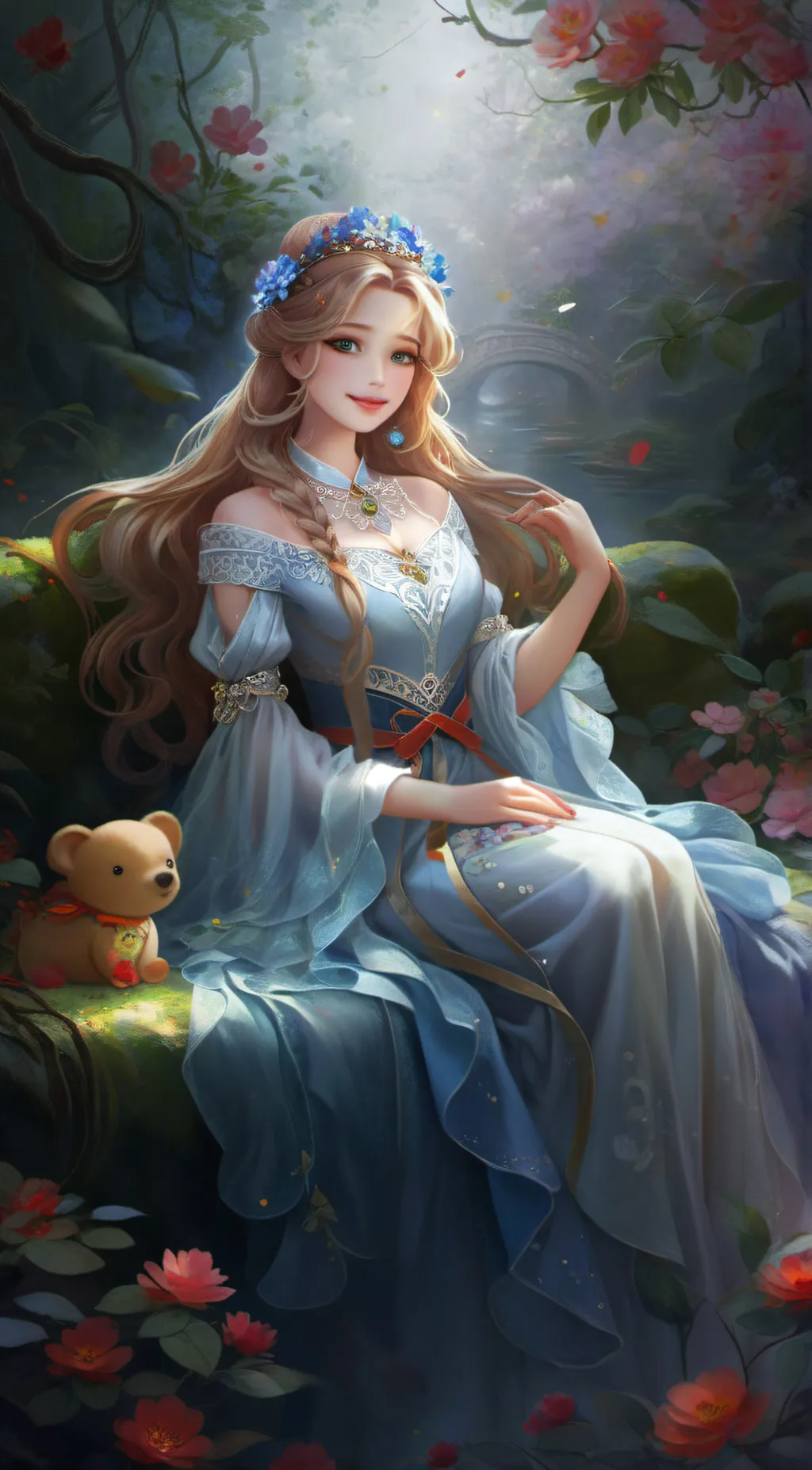 ai character: Aria background