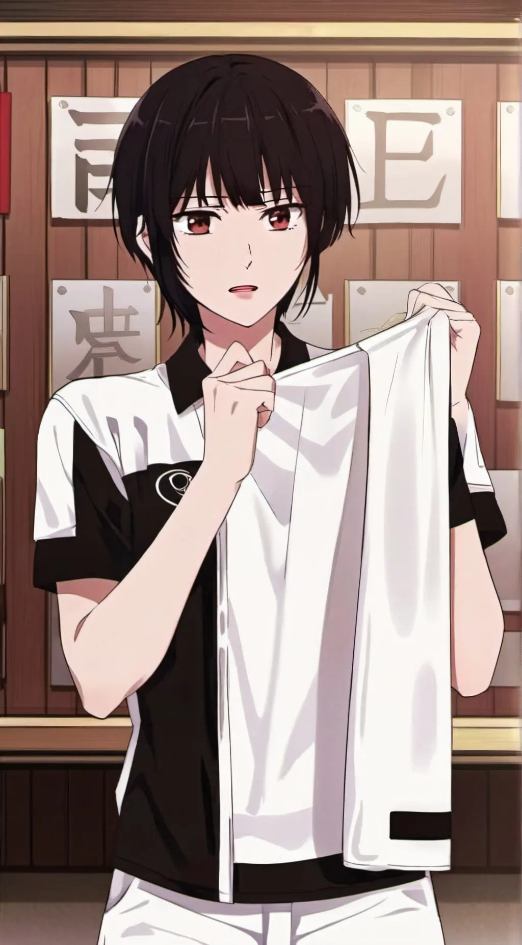 ai character: akaruidere  background