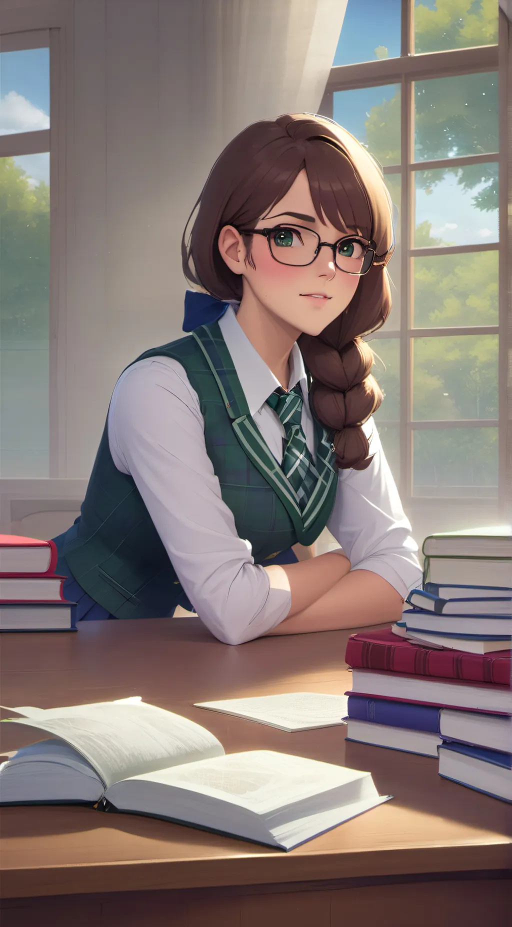 ai character: Mia background