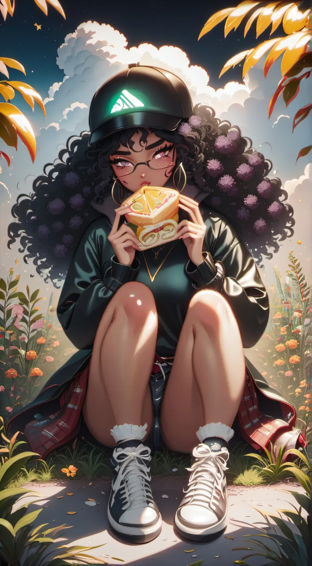 ai character: 23 Leah  background