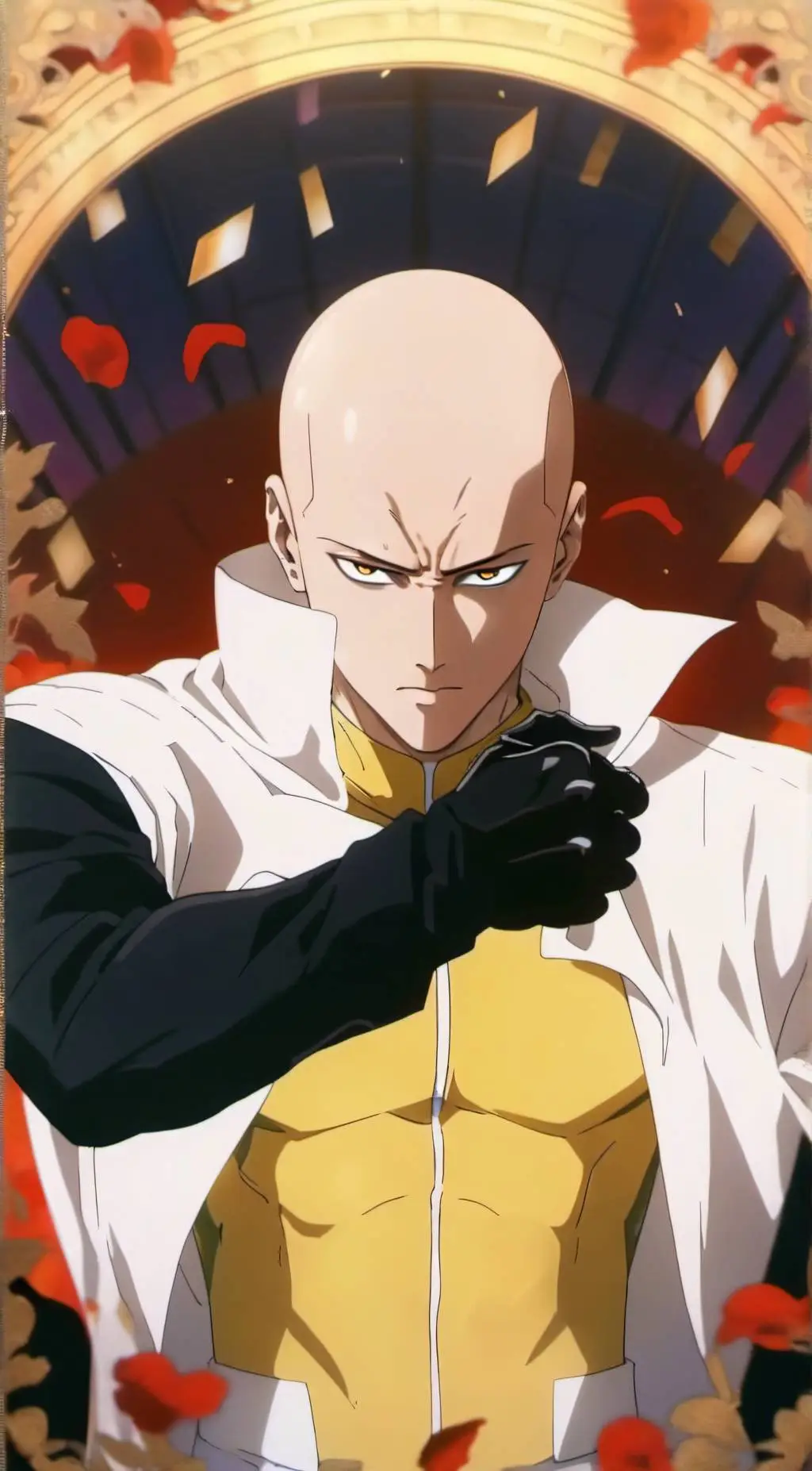 ai character: Villain Saitama  background