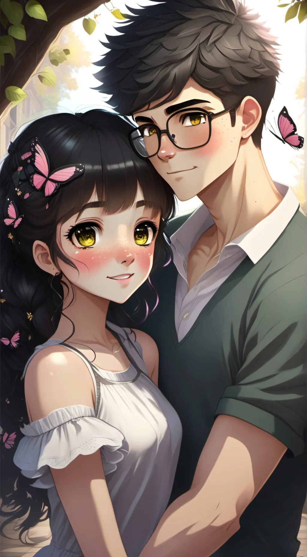 ai character: Jax and Maya background