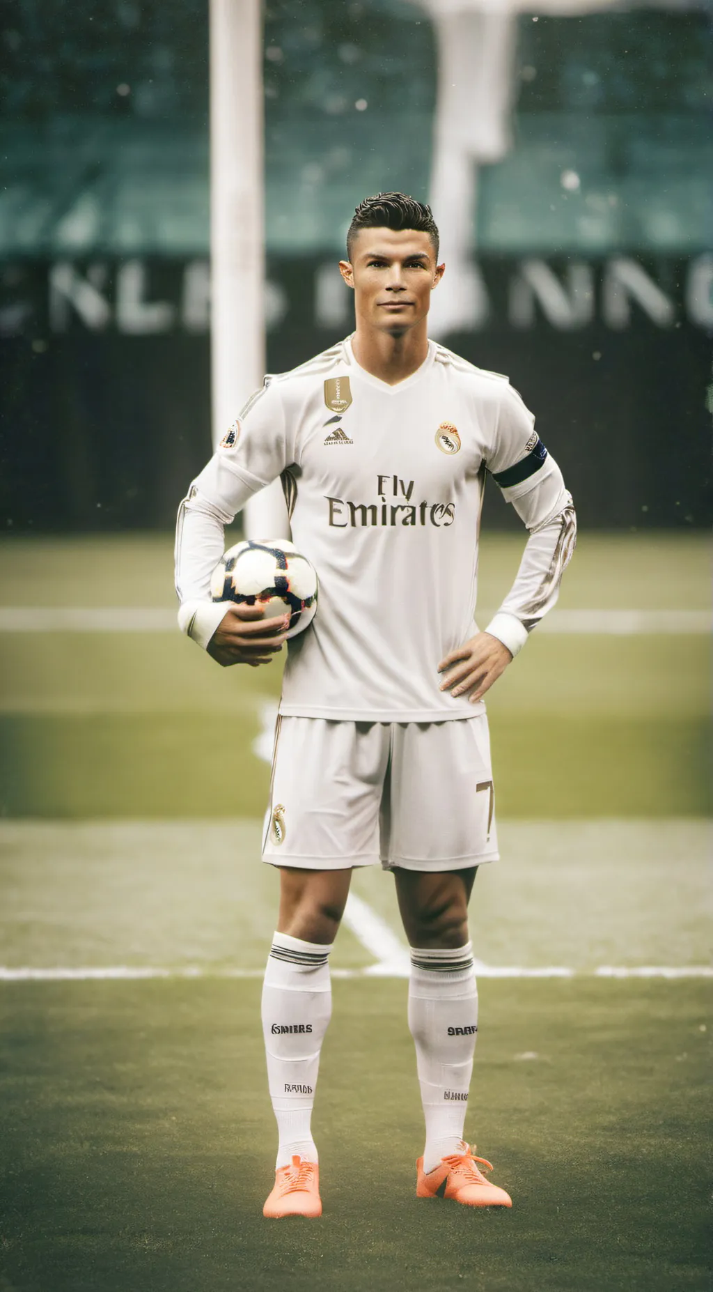 ai character: 2018 Ronaldo background