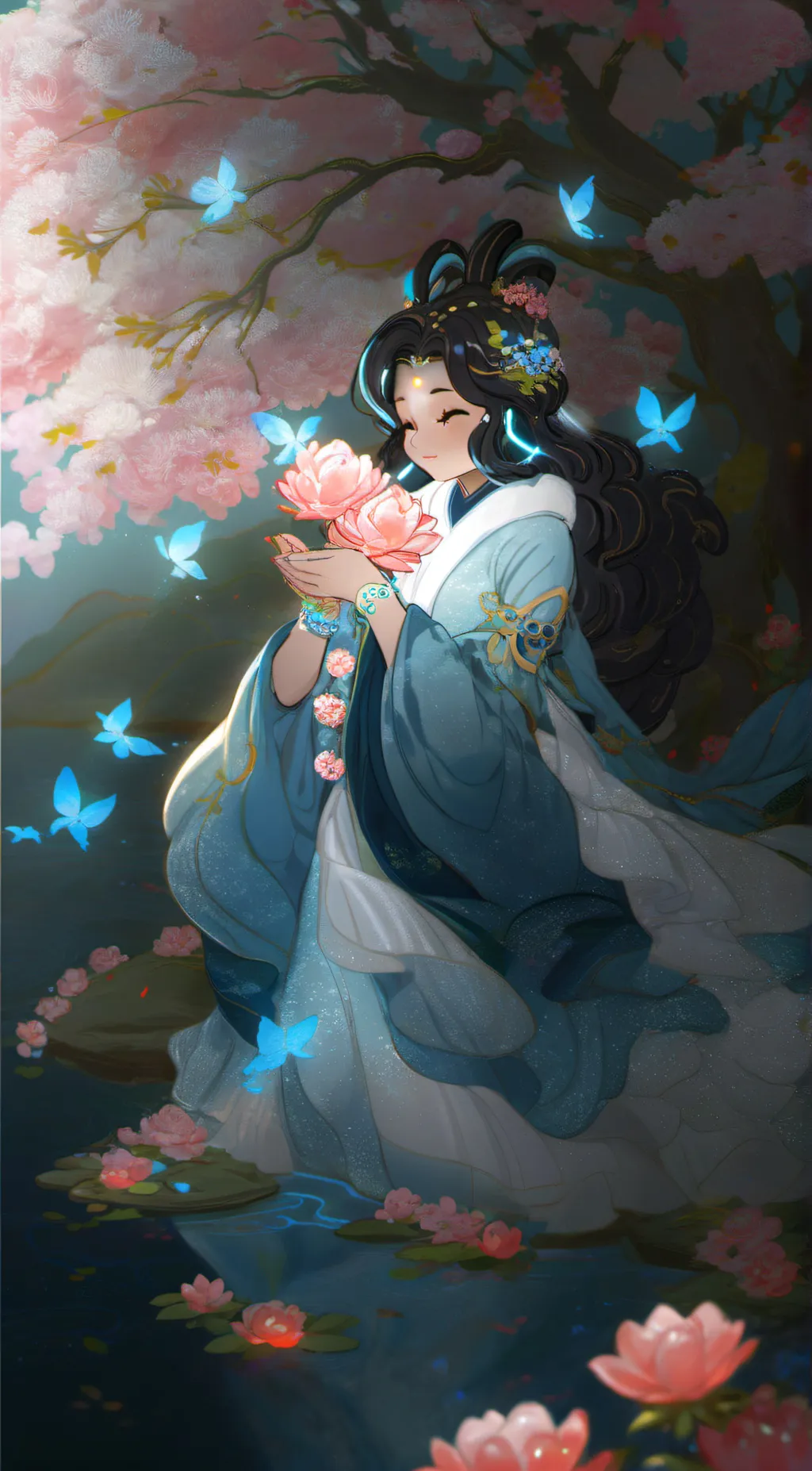 ai character: Frost background