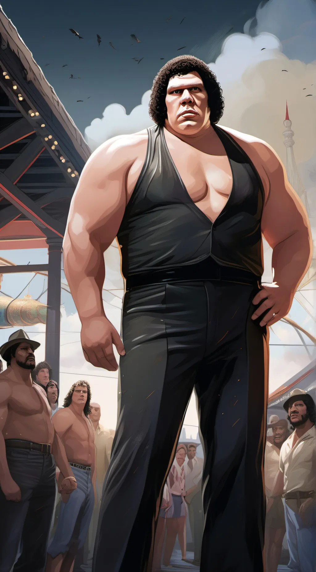 ai character: Andre the Giant background