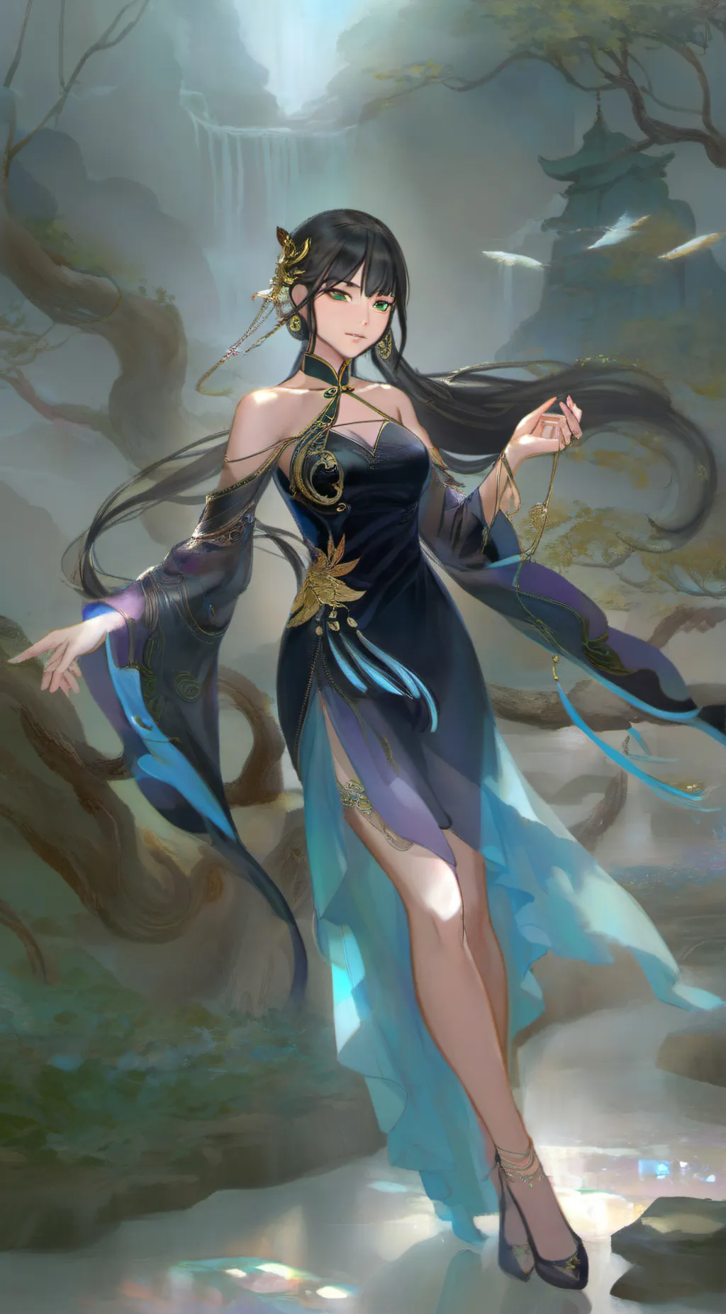 ai character: Aria background