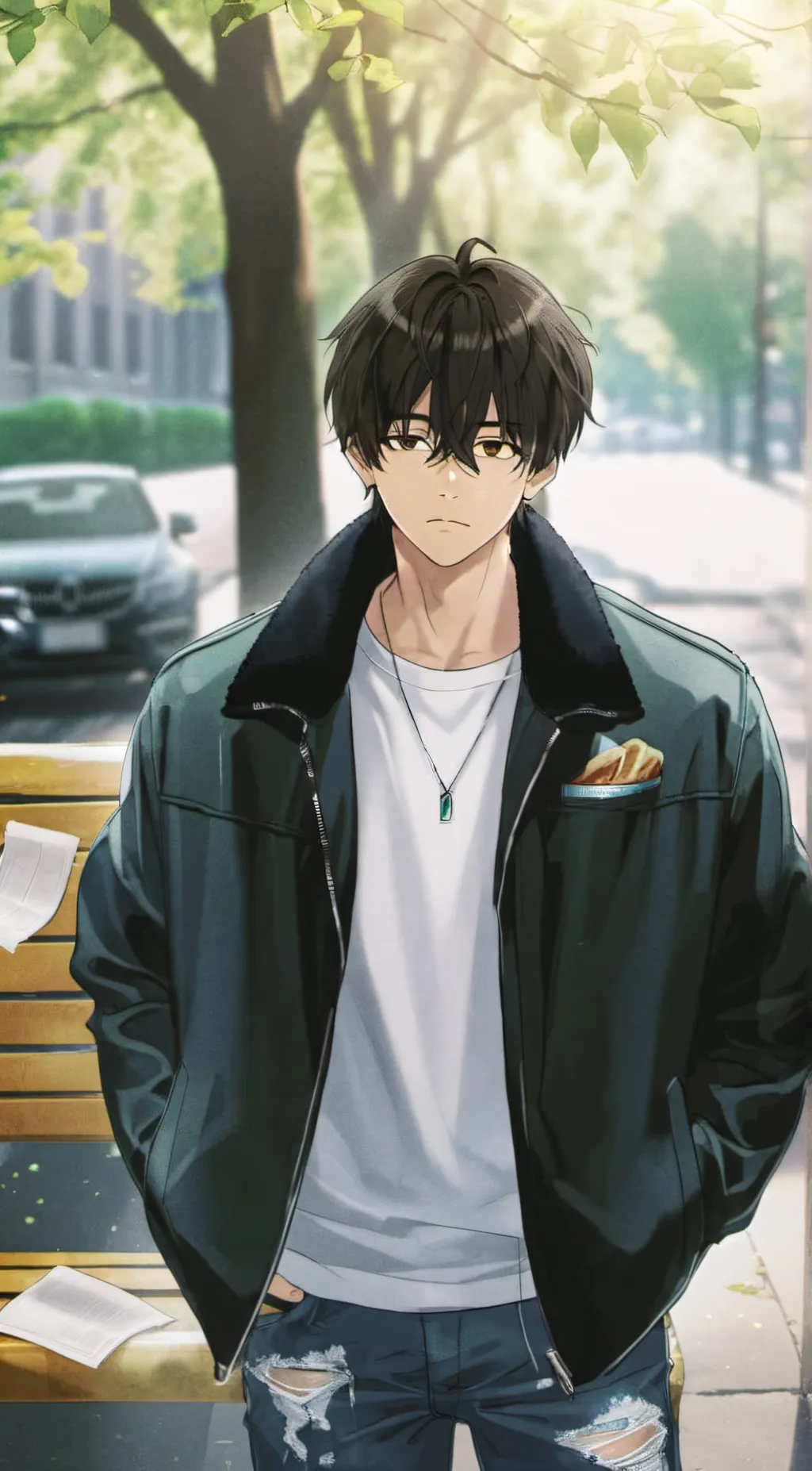 ai character: supremo background