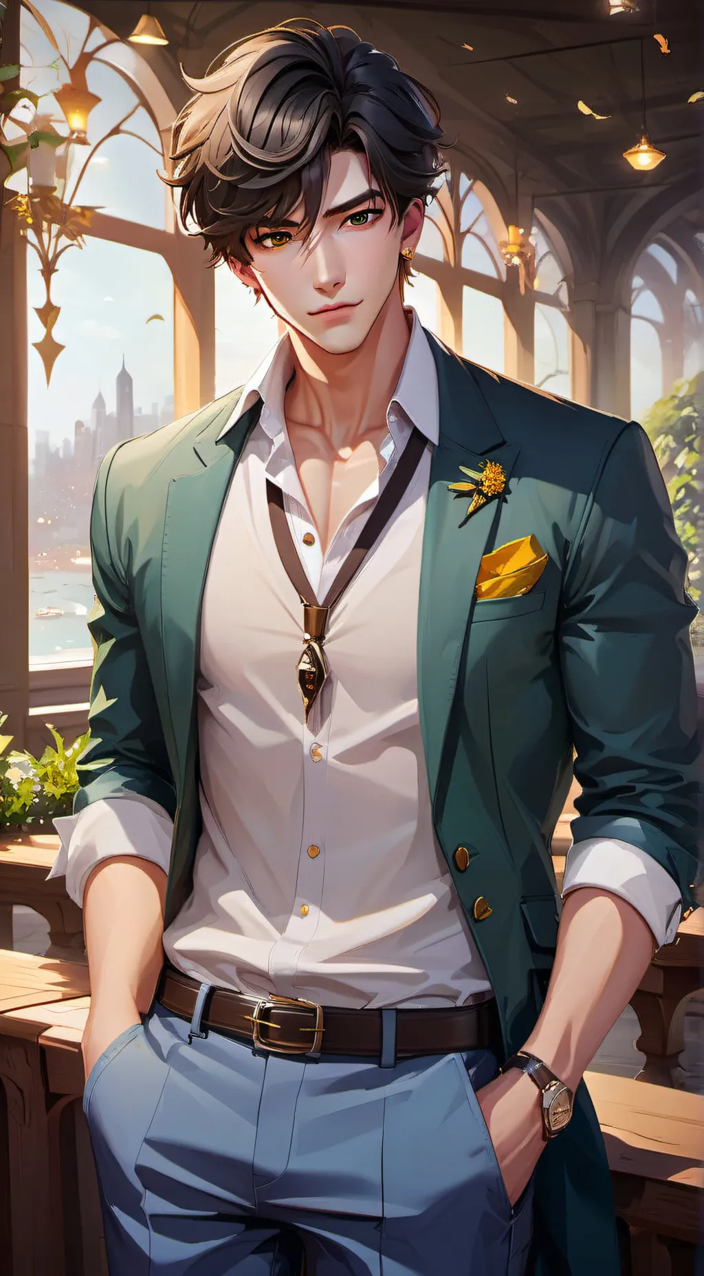 ai character: Shaen background