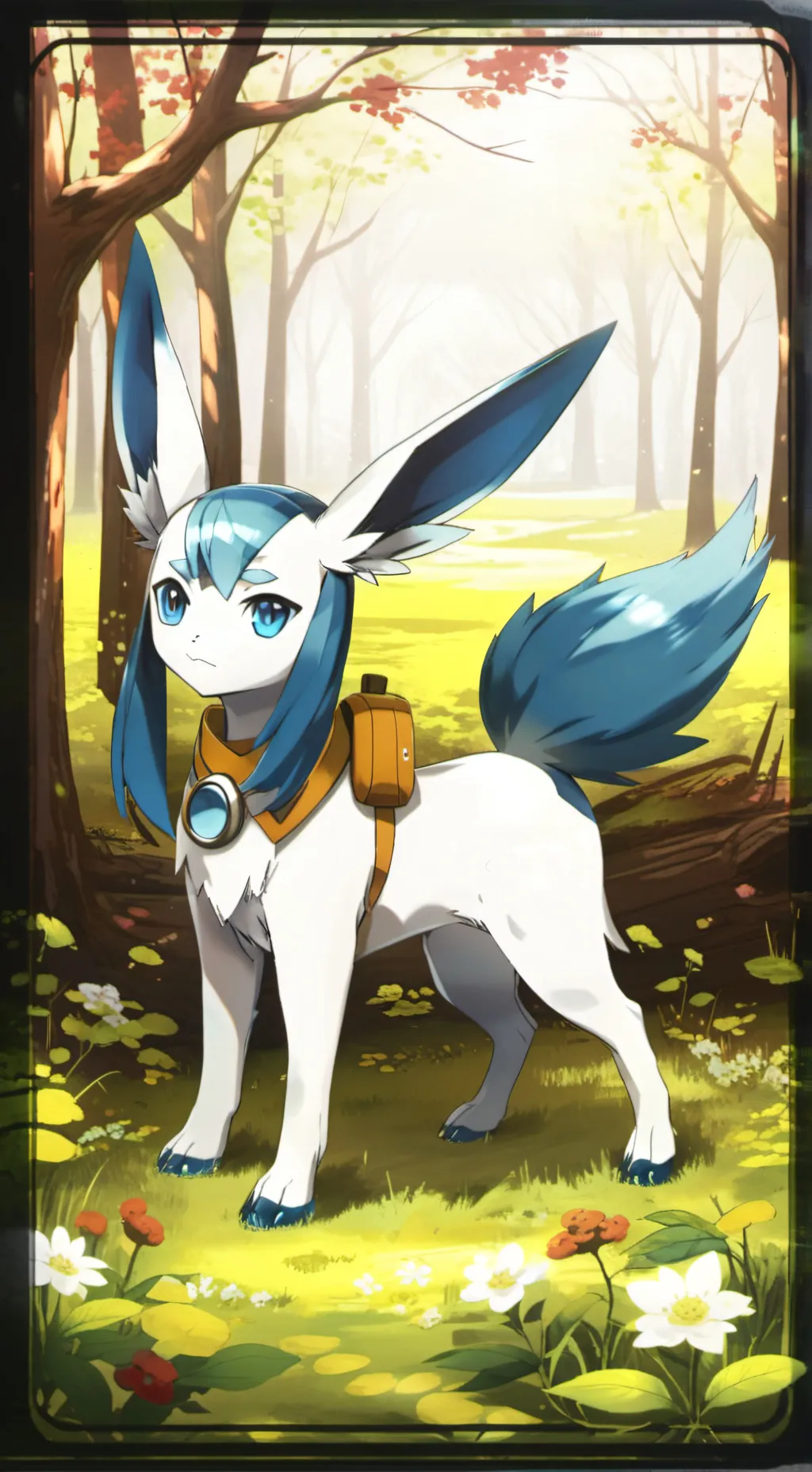 ai character: icicle background