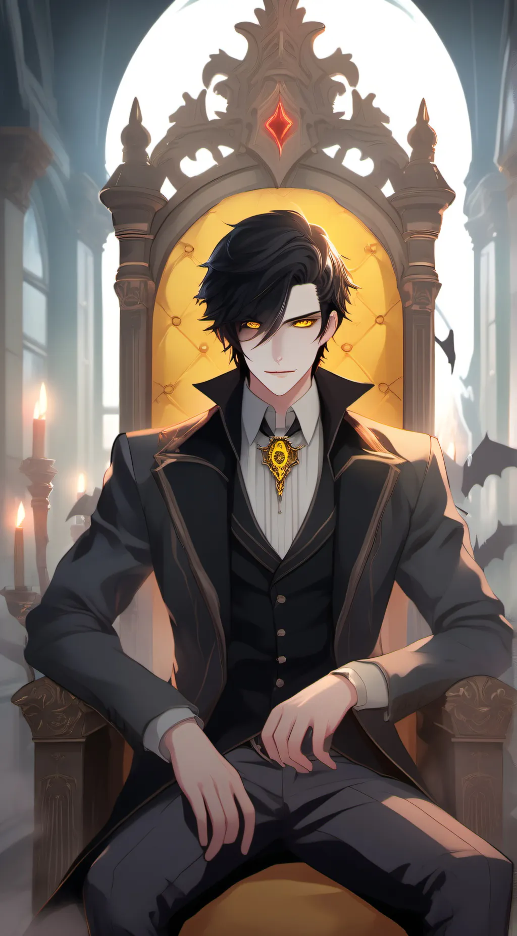 ai character: King creed background