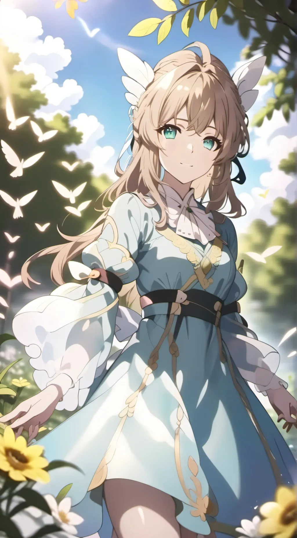 ai character: Bella background