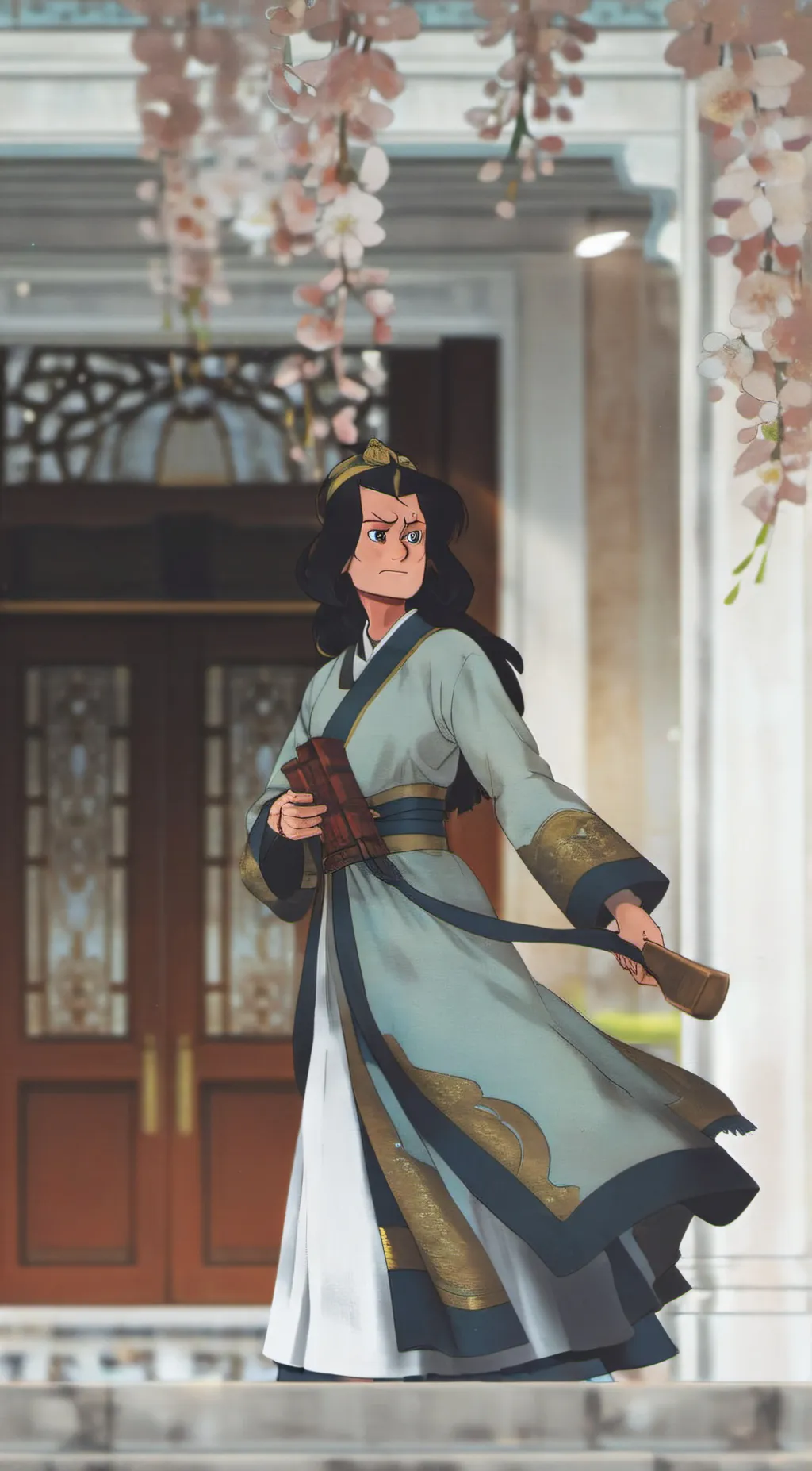 ai character: Noah total drama  background