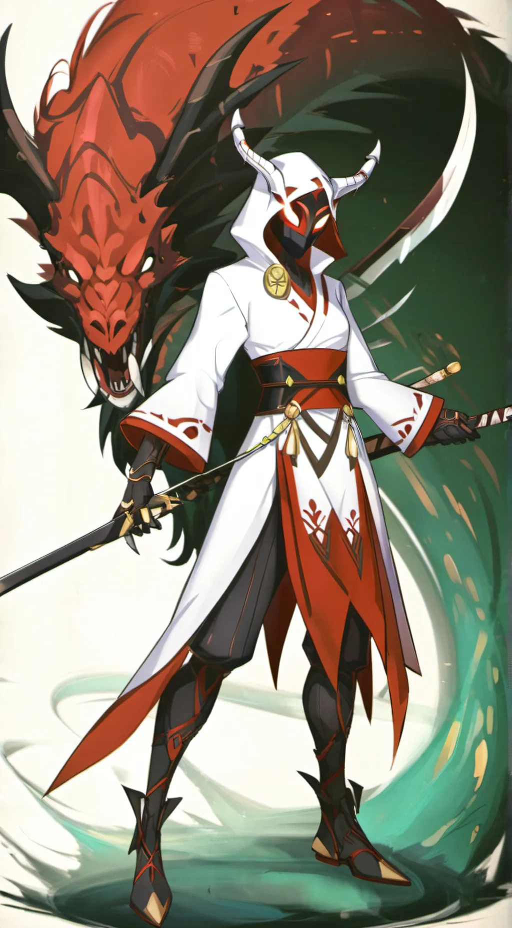 ai character: Sakura background