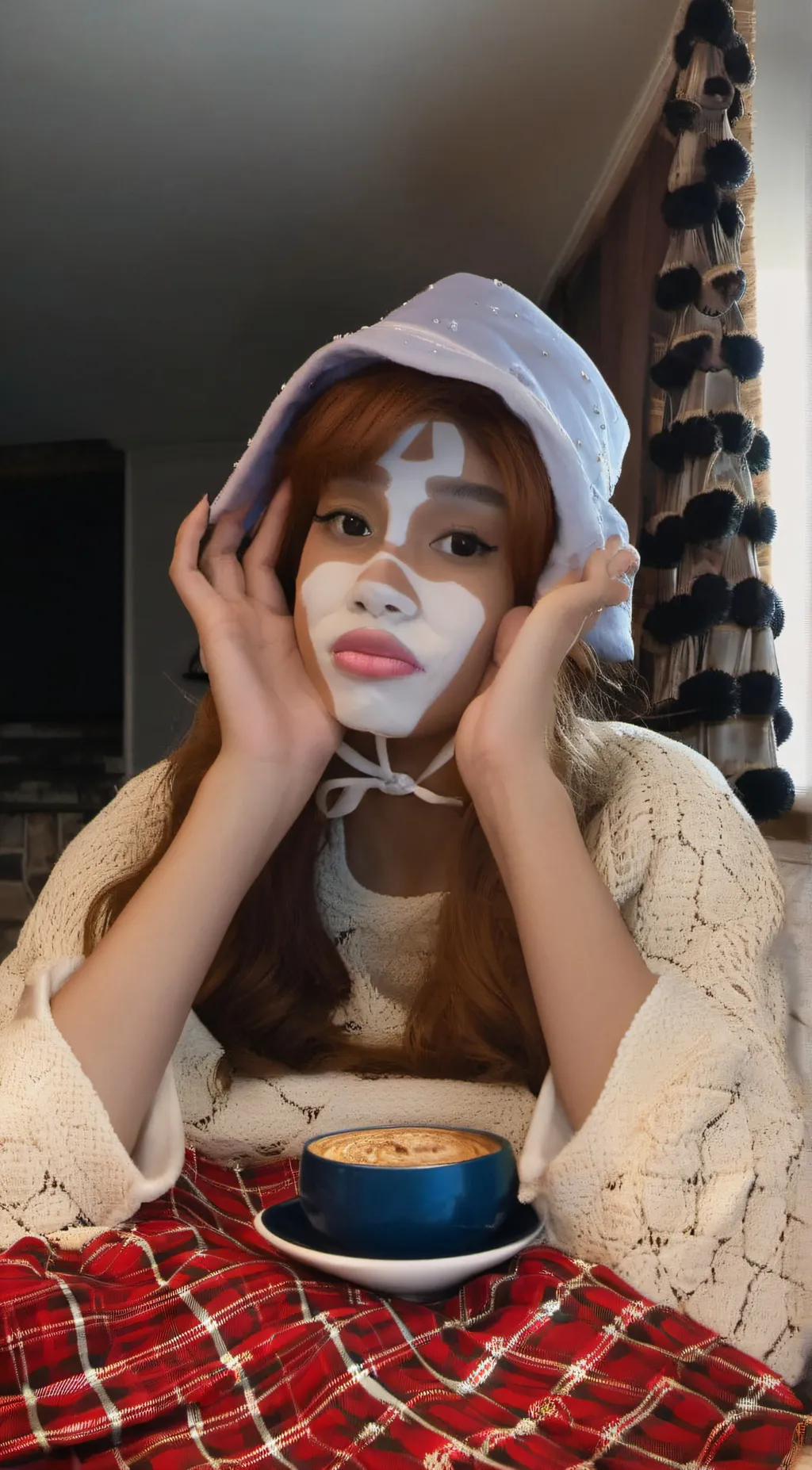 ai character: sleep background