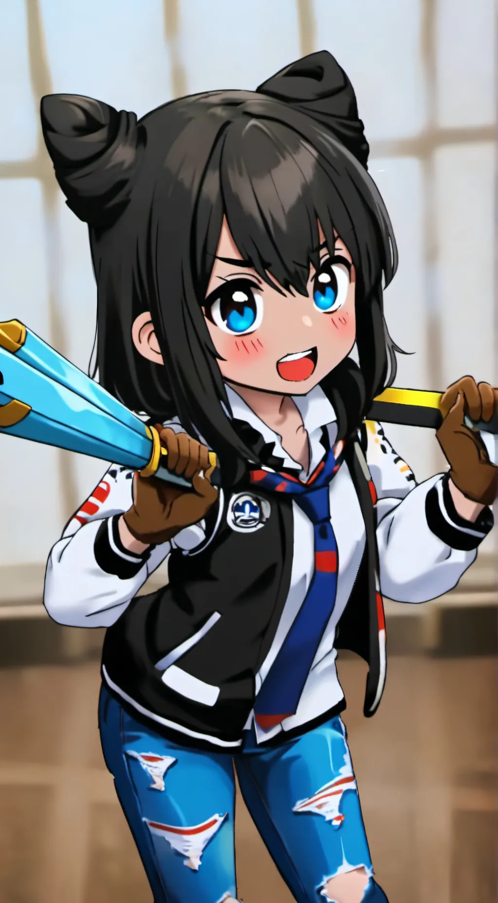 ai character: aph, school and Kc background