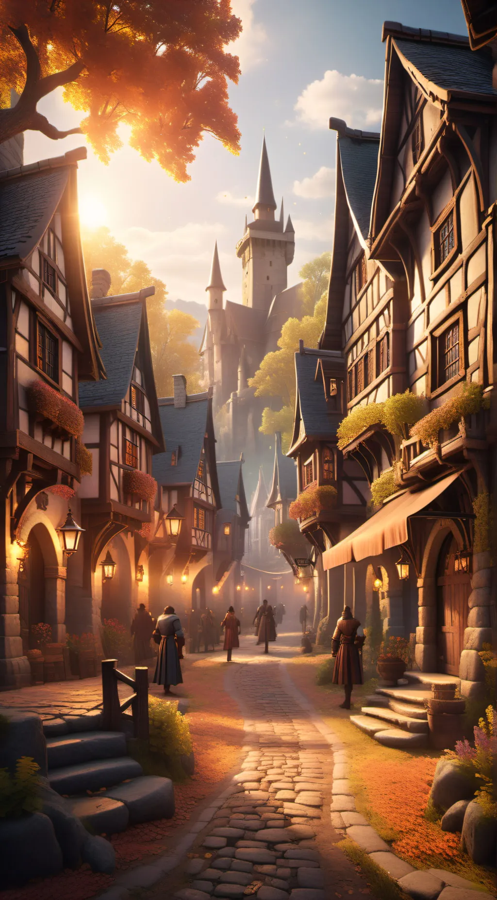 ai character: Isekai New Life background