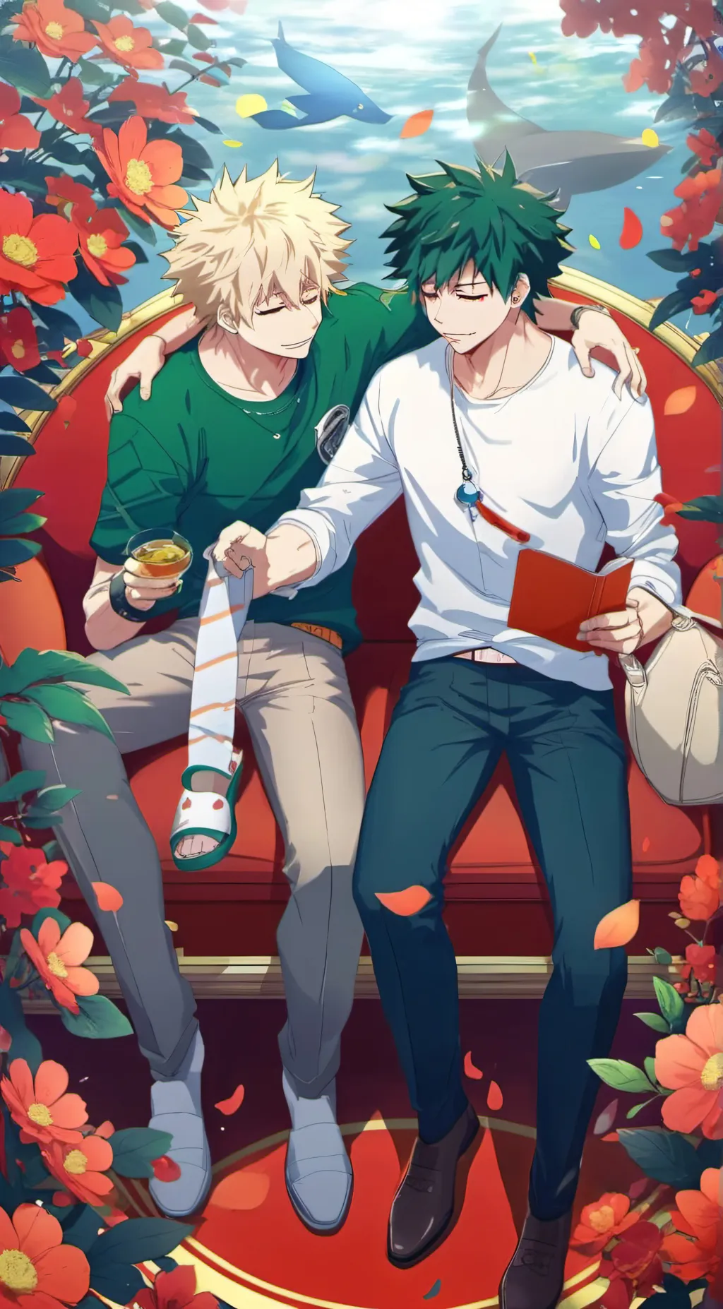 ai character: bakudeku  background