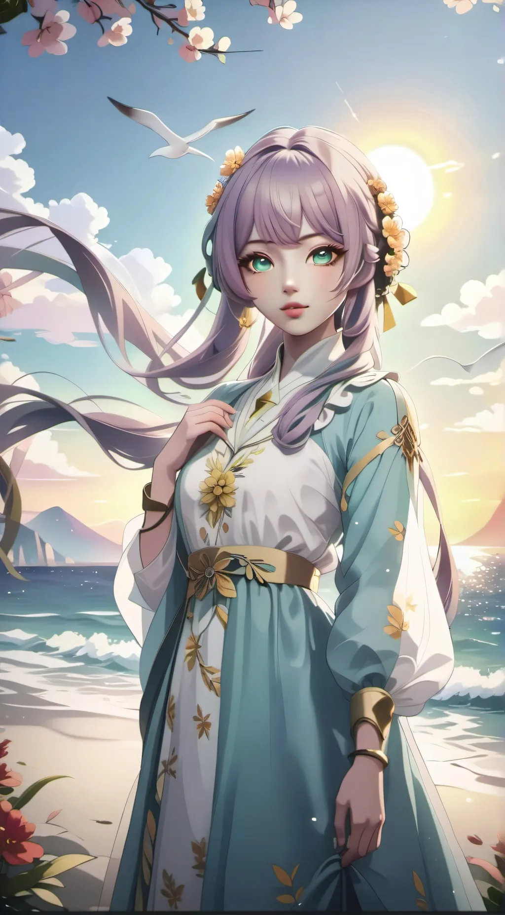 ai character: Lily background