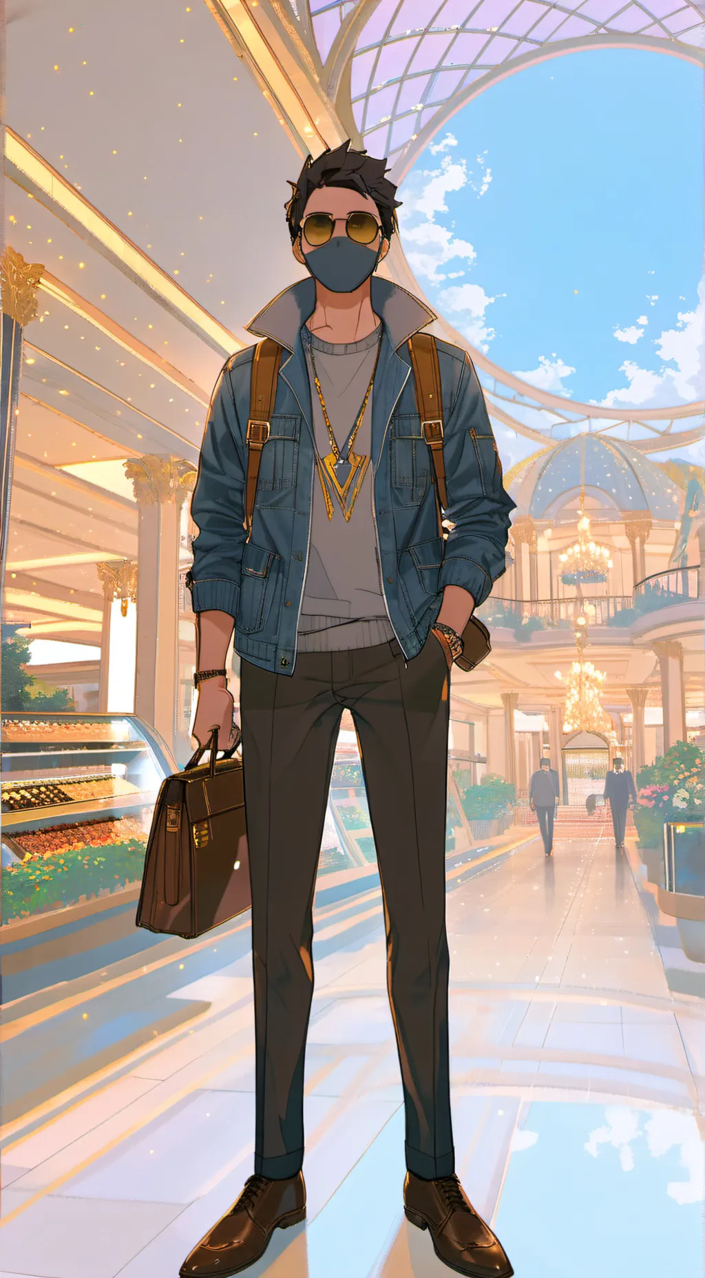 ai character: allen background