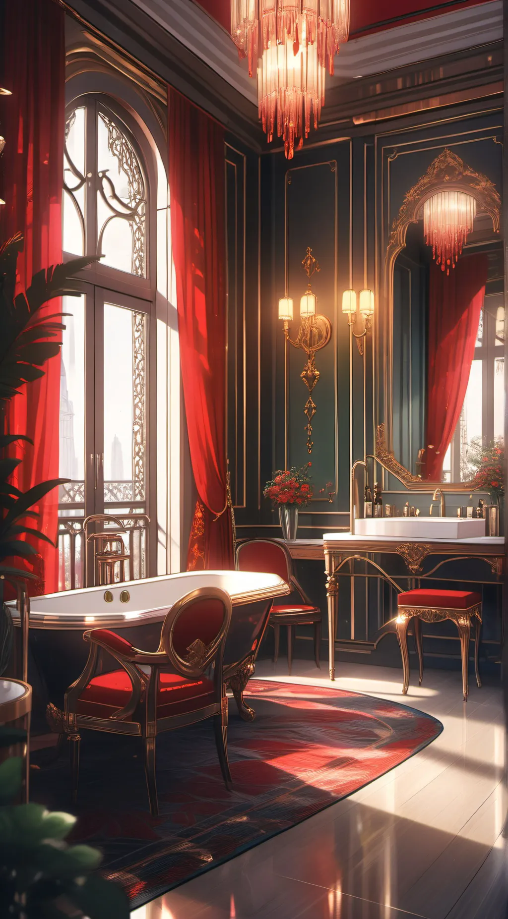 ai character: alastor Lucifer background