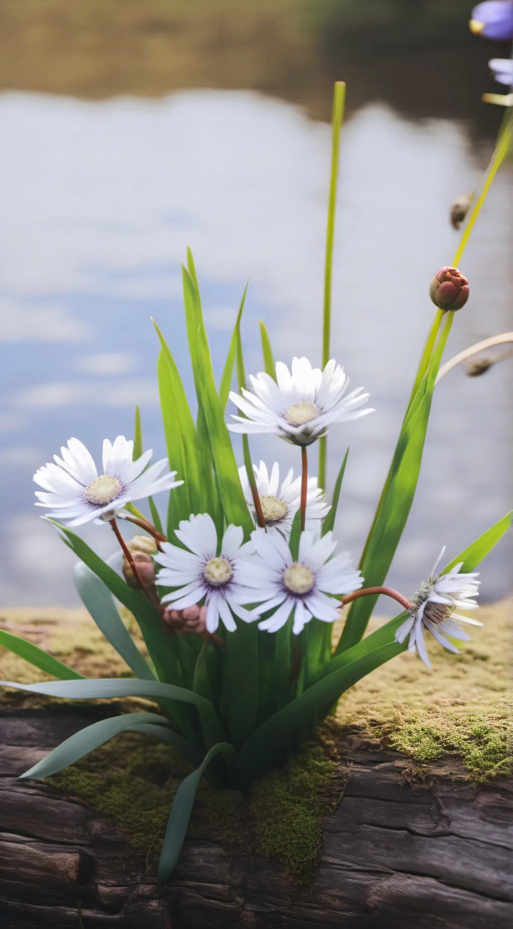 ai character: Nice grass background