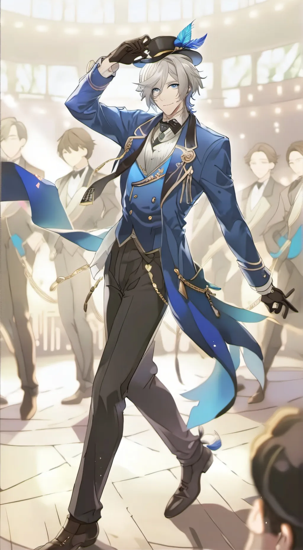 ai character: Rain (you) background