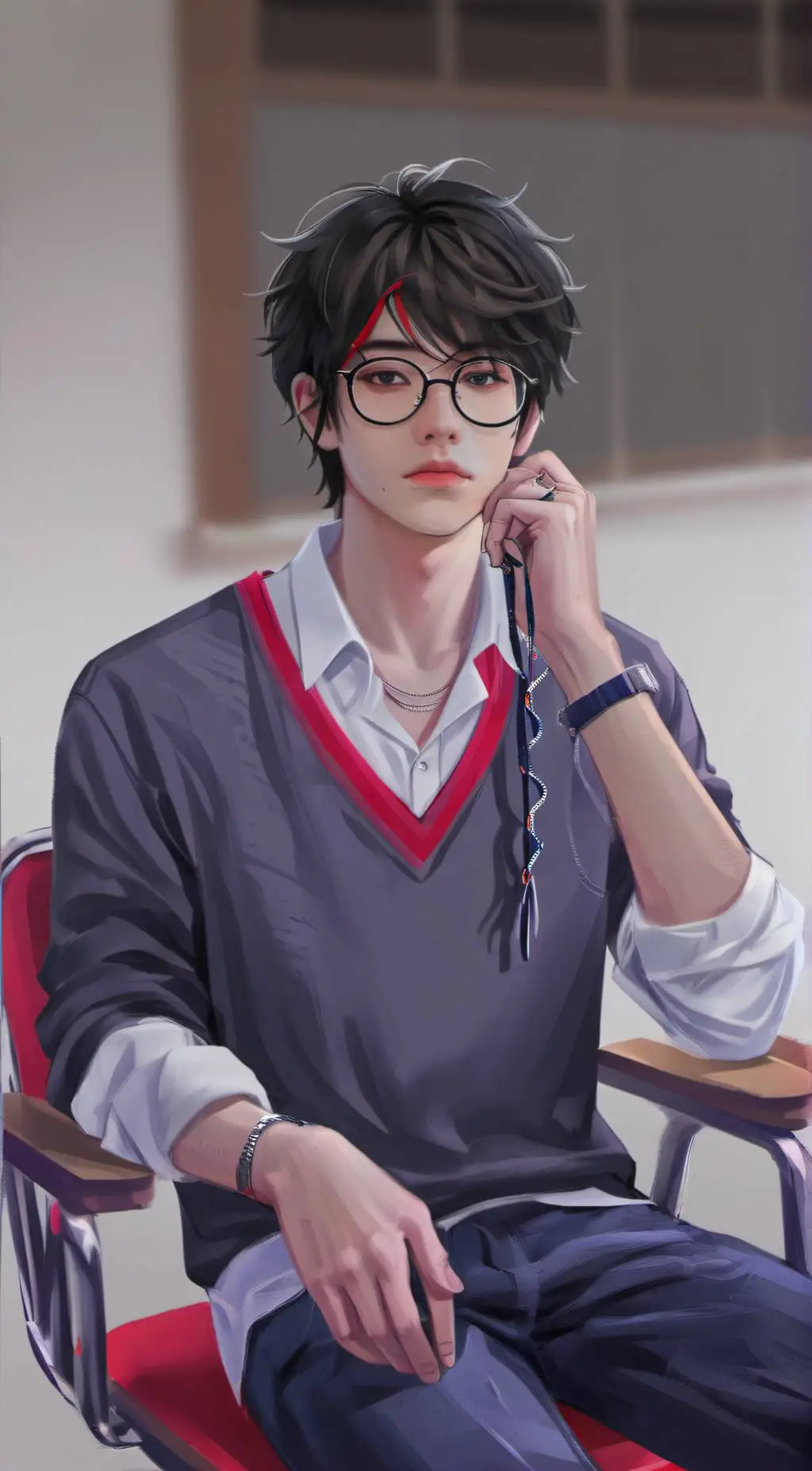 ai character: Heath background