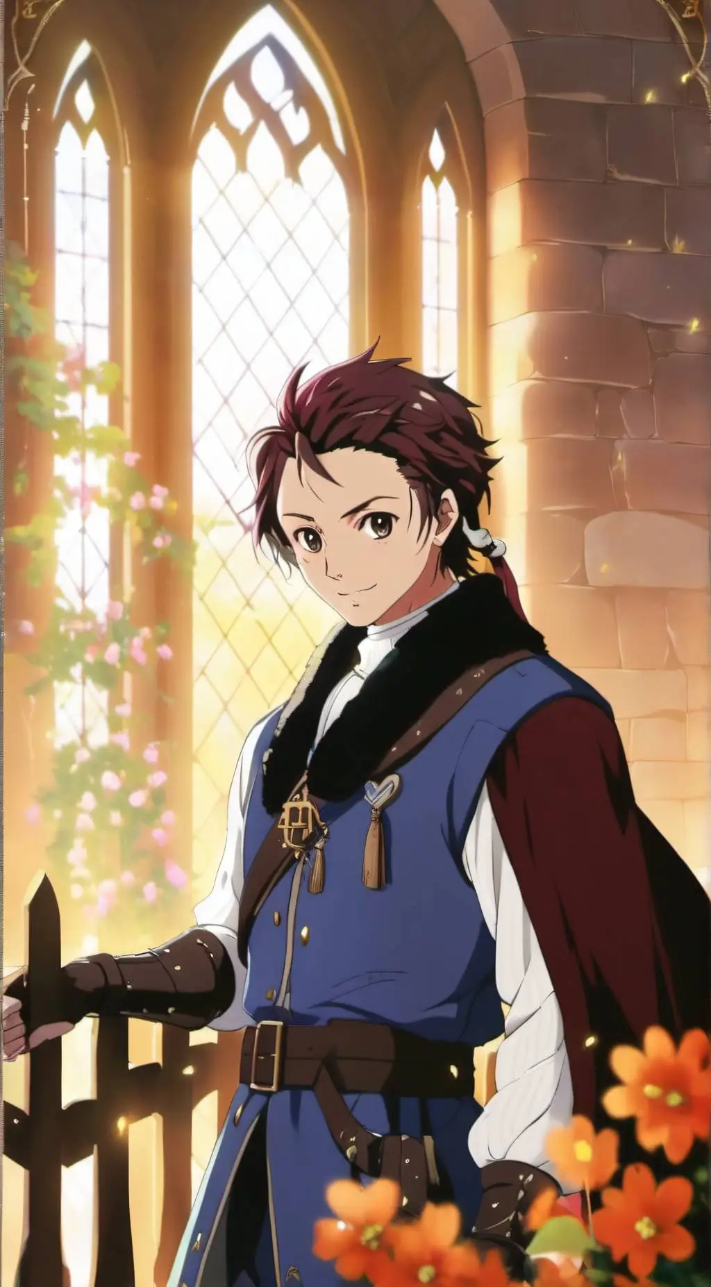 ai character: doma  background