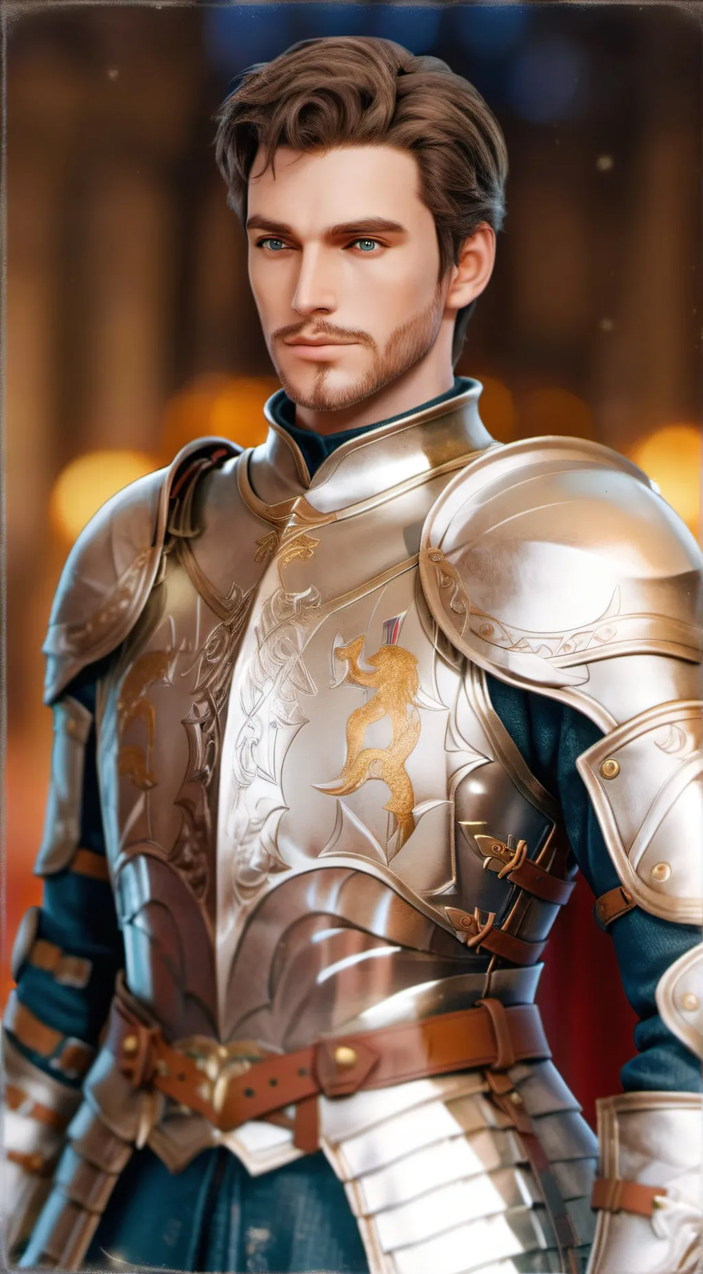 ai character: The Silver Knight background