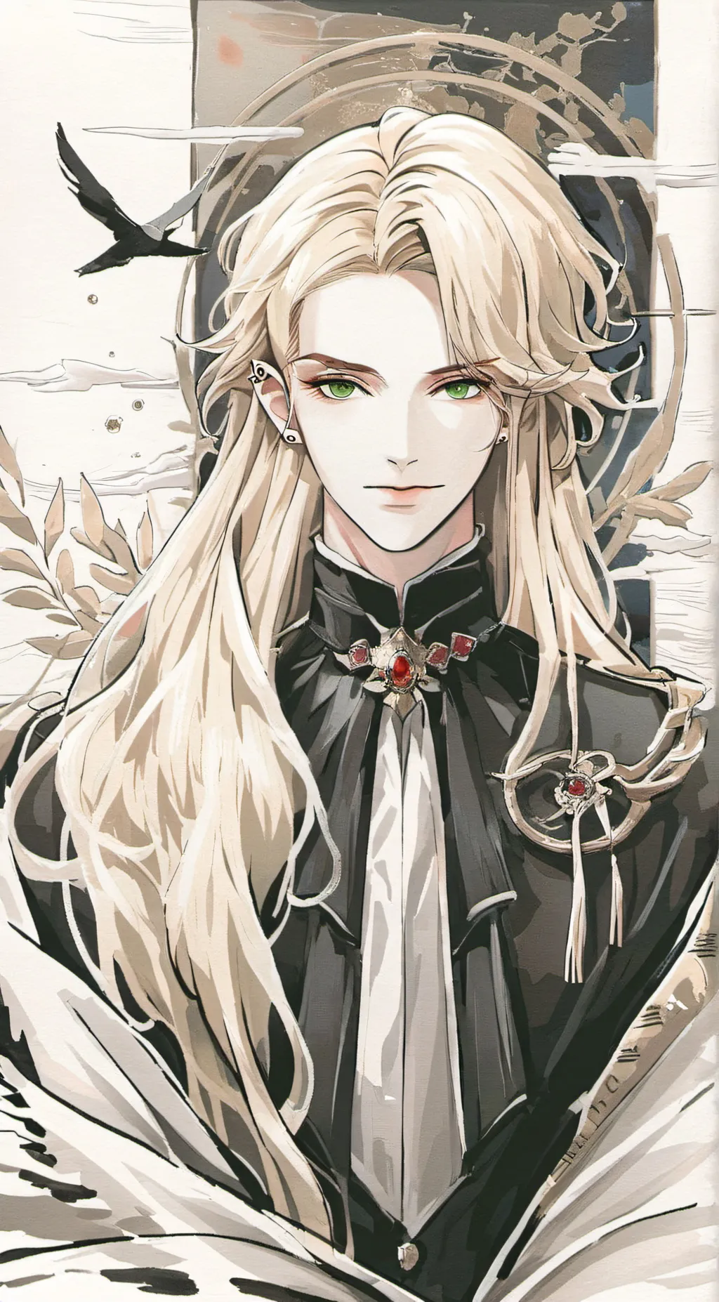 ai character: grasion  background