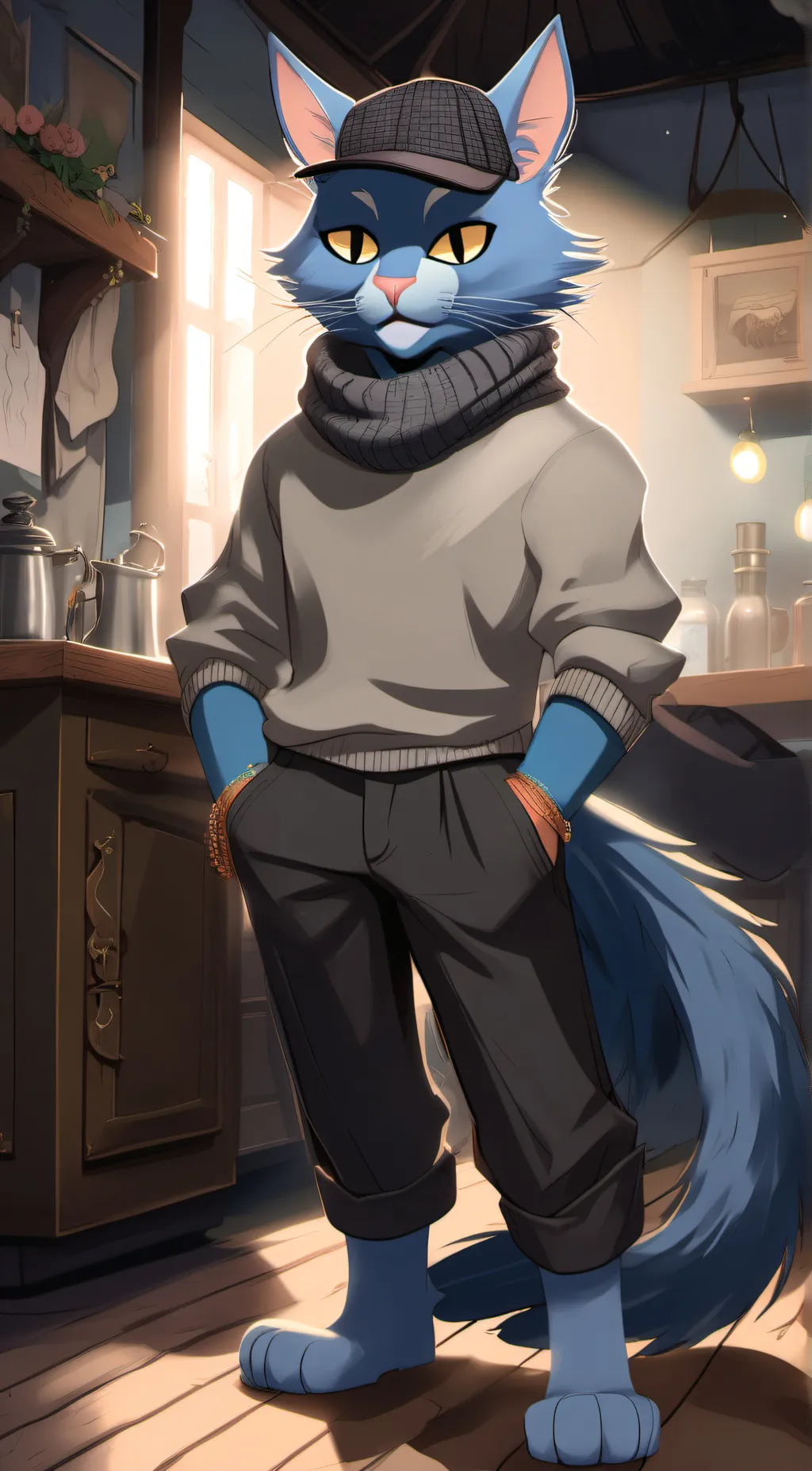 ai character: Gumball Watterson background