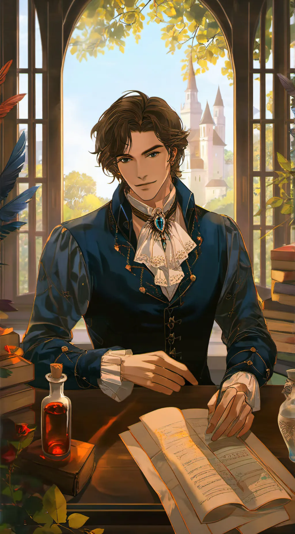 ai character: Max background