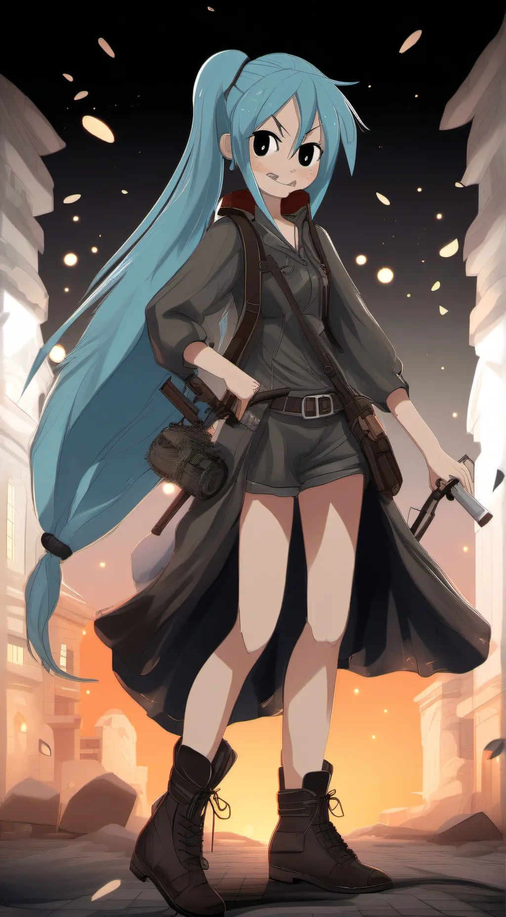 ai character: Miku background