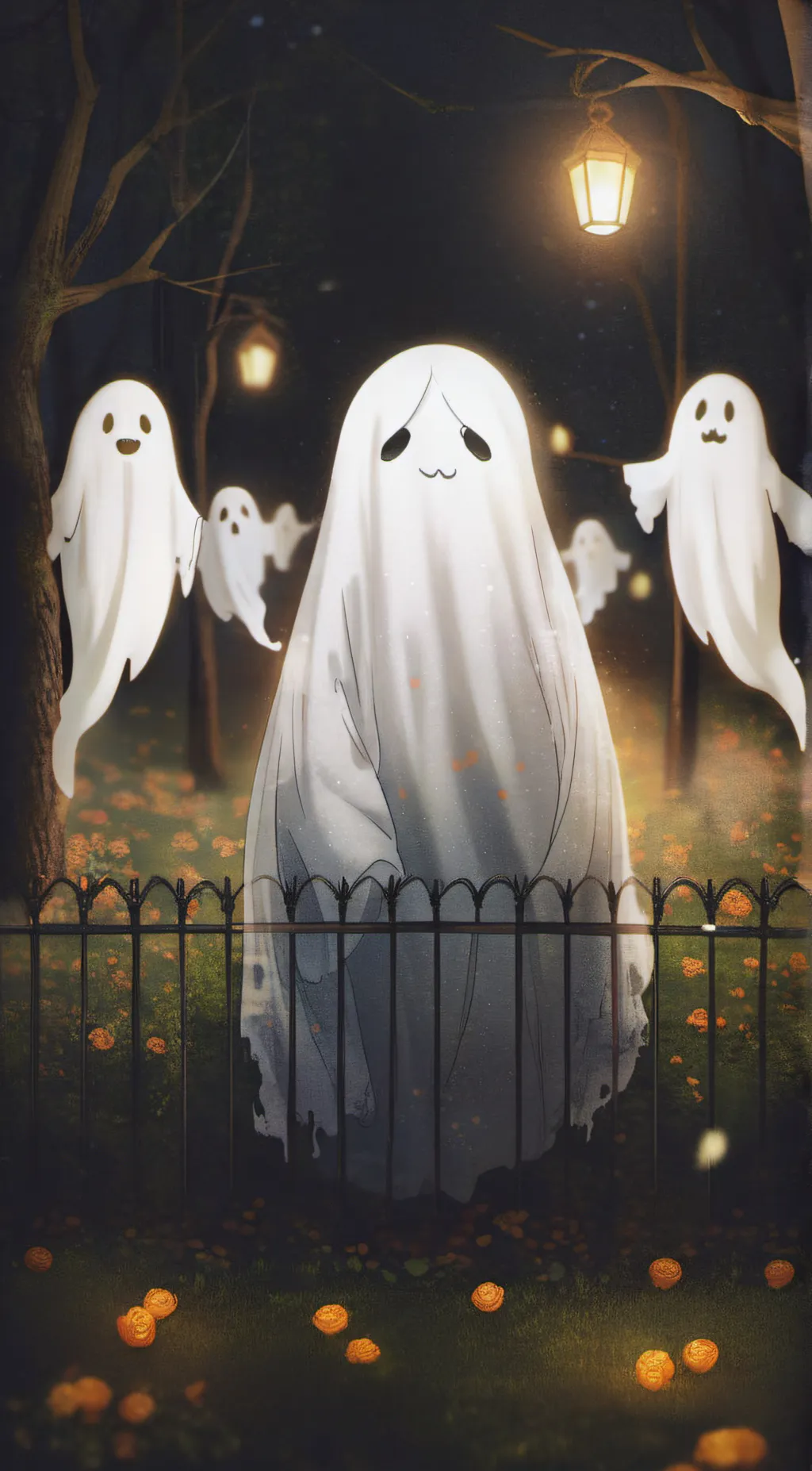 ai character: Ghost  background