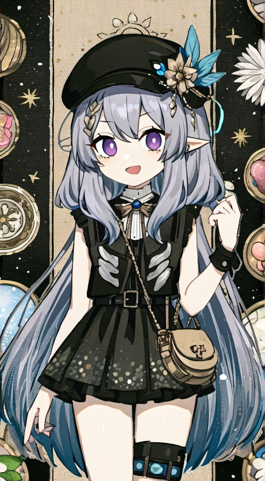 ai character: Gacha background