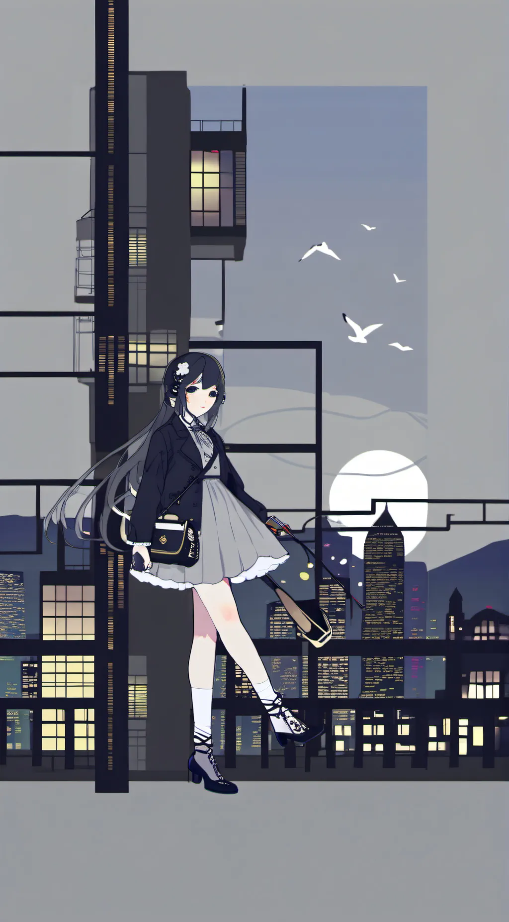 ai character: Aria background