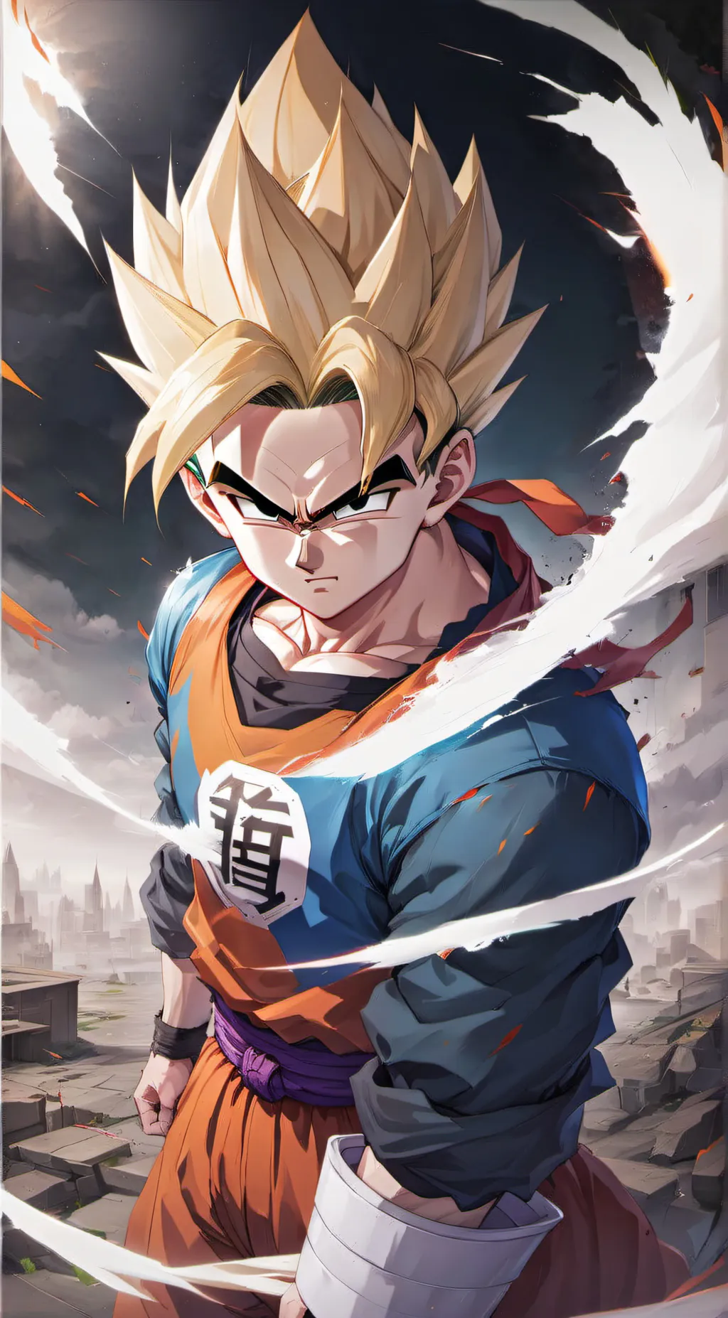 ai character: Future Gohan background