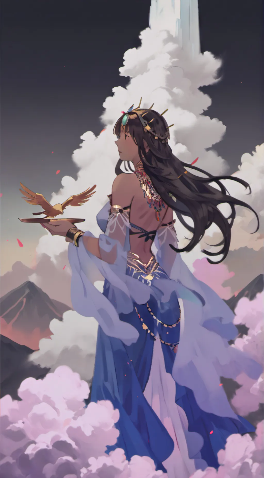 ai character: Camelia (godess) background