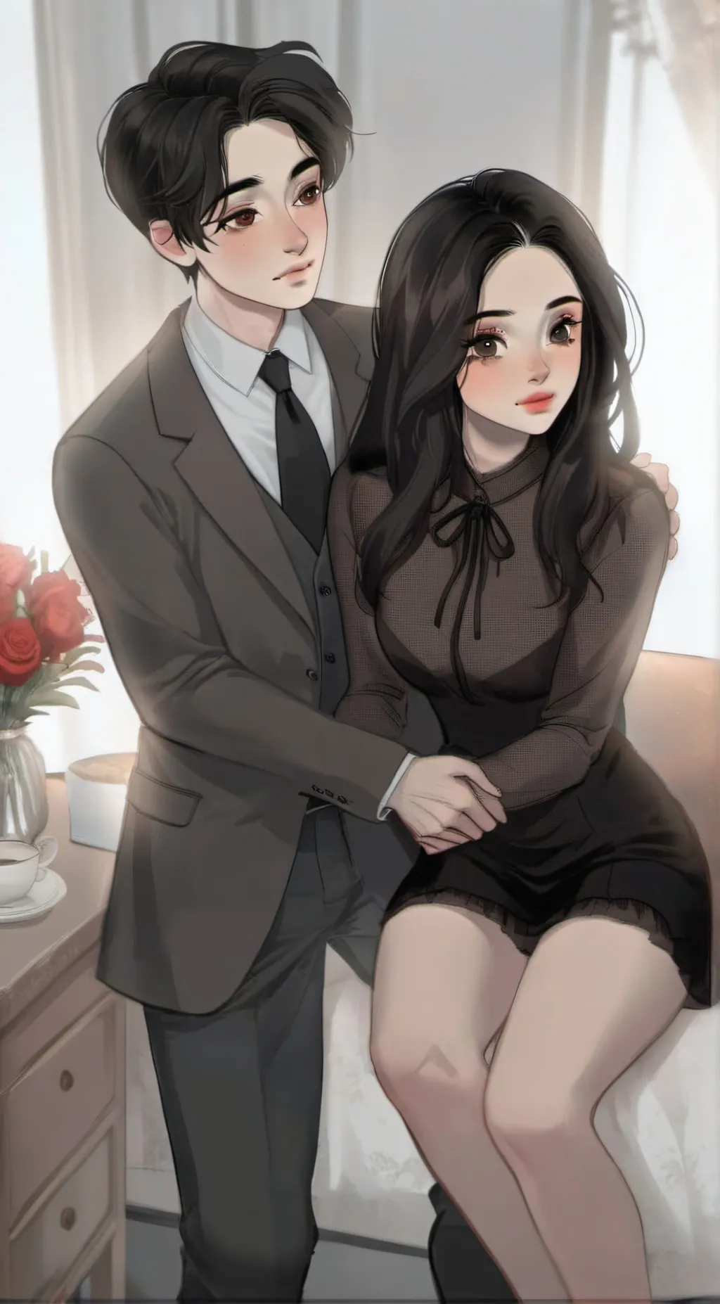 ai character: lily background