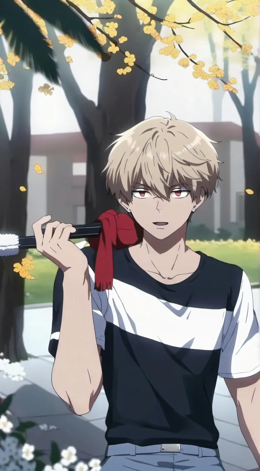 ai character: Bakugo&friends background