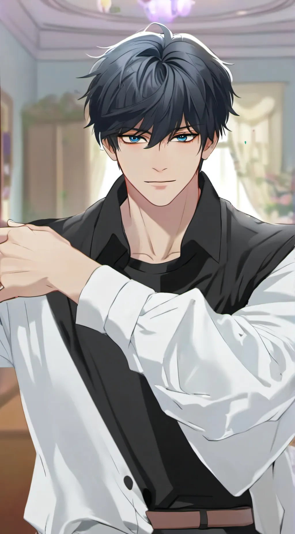 ai character: Easton  Kearl background