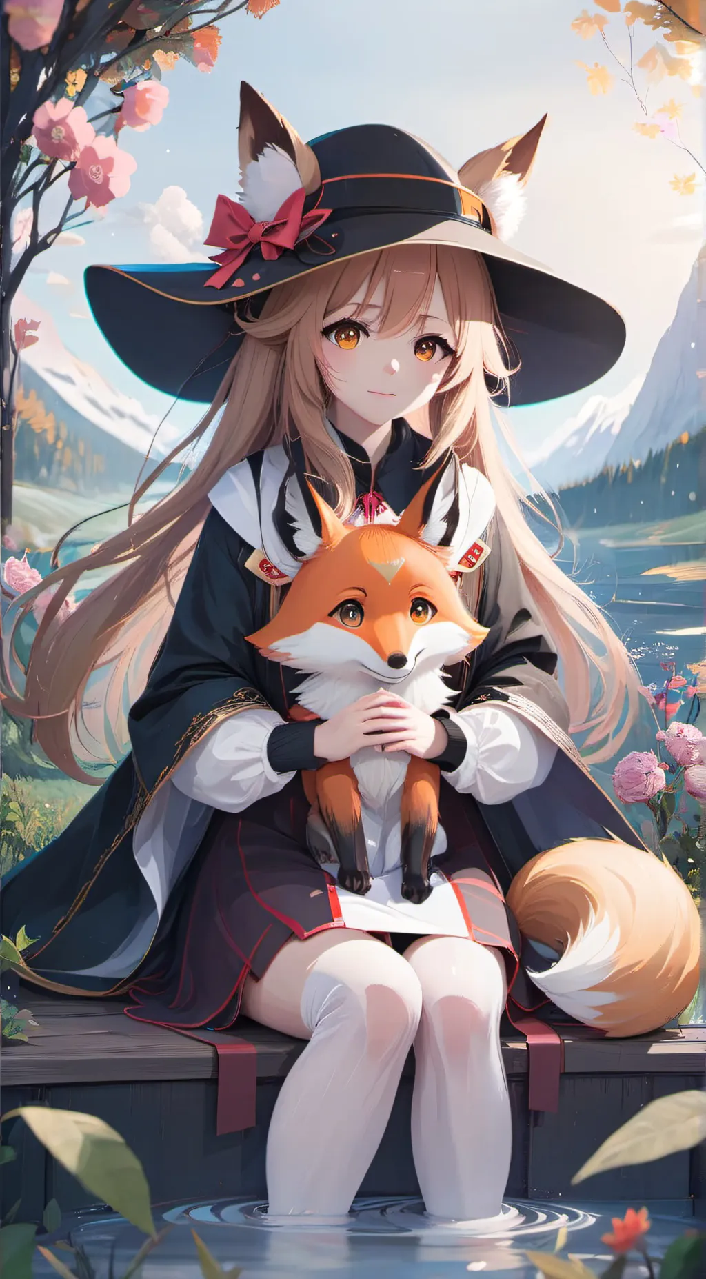 ai character: foxy  background