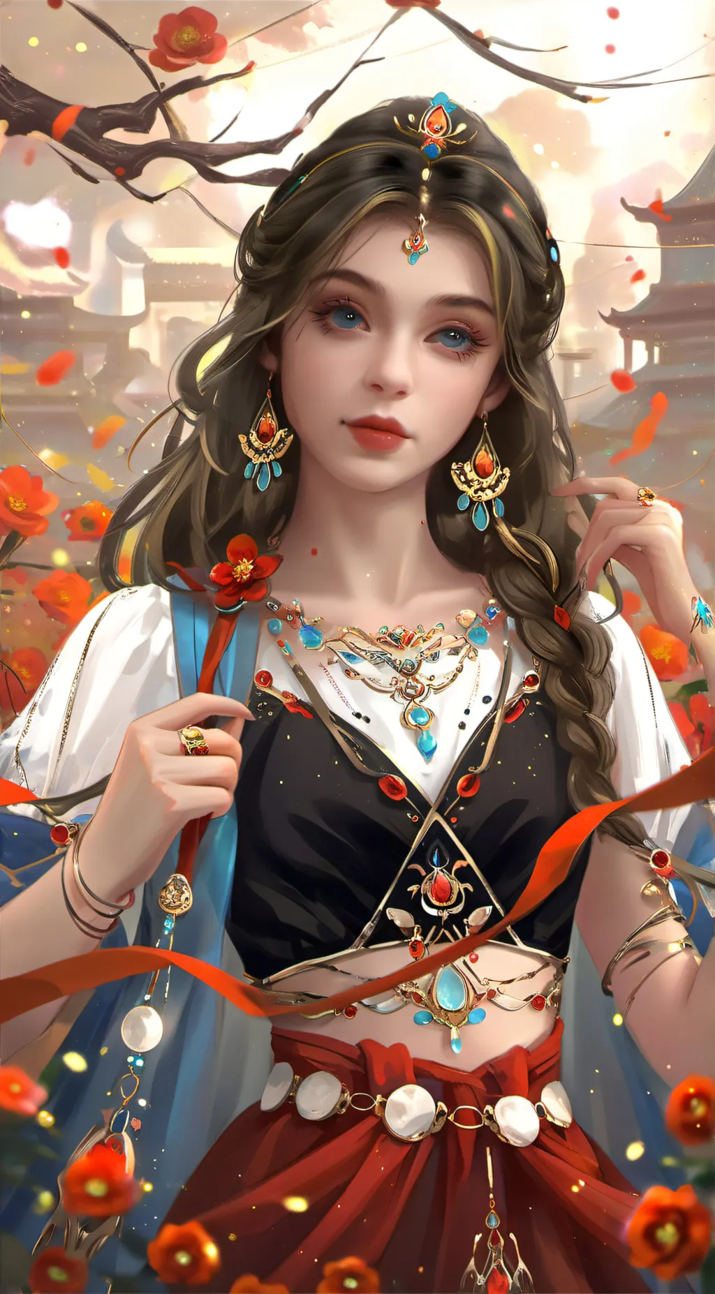 ai character: Princess any  background