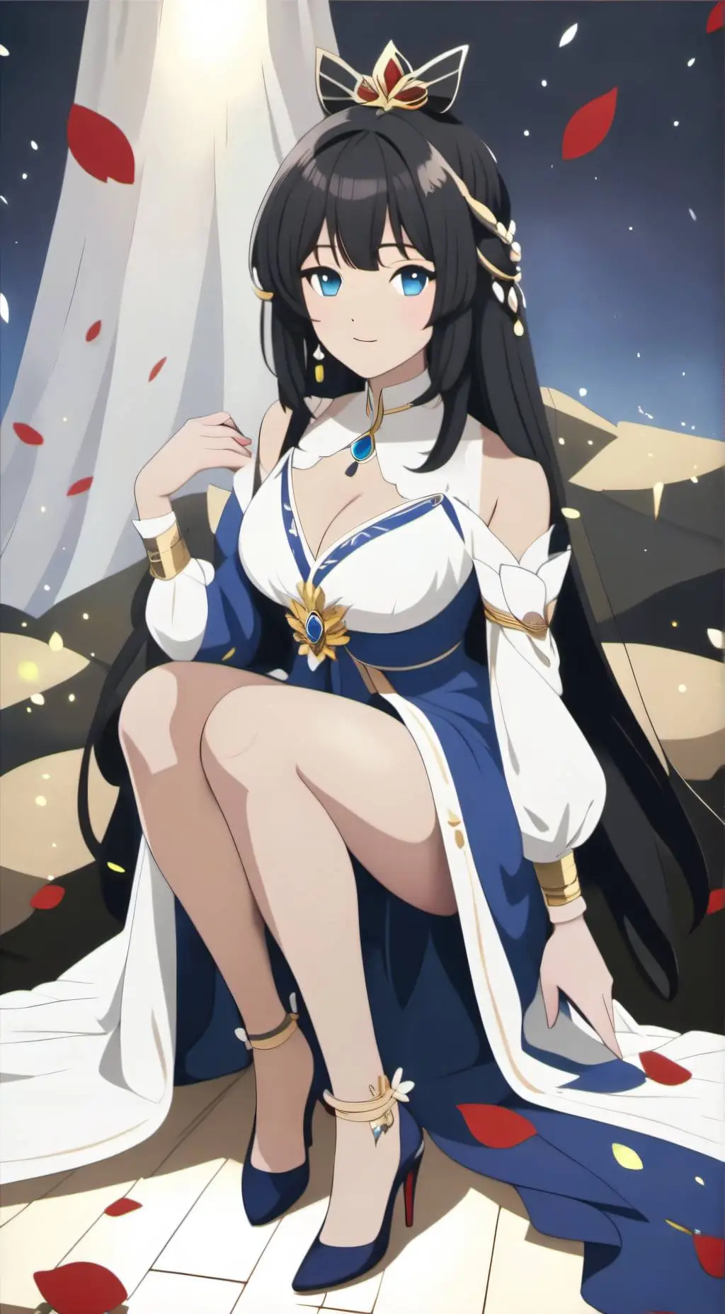 ai character: Melody background